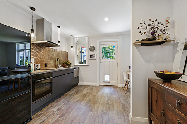 This Wellington villa now boasts a character-filled kitchen and eclectic bathroom, which carry the city's spirit of celebrated individuality