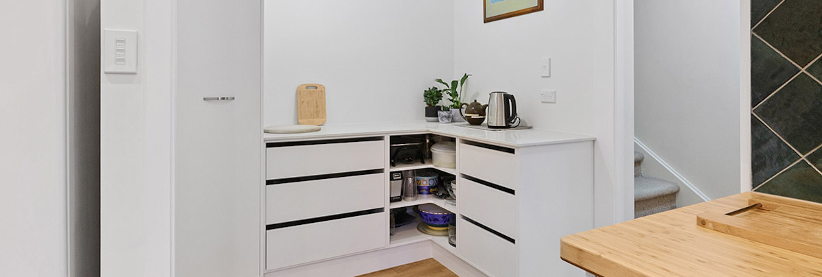A change of kitchen layout achieved a fresh modern look in the heart of this family home.