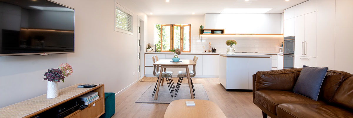 panoramic image of home in