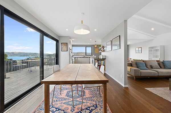 This 1970s Porirua home was given a contemporary makeover to reflect the new owner's style.