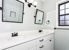 A retro bathroom renovation in Florida, US