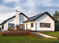 luxury home front extension