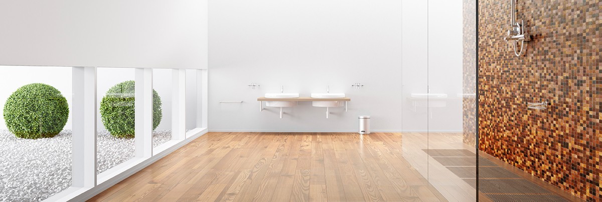 High end budget bathroom renovation.