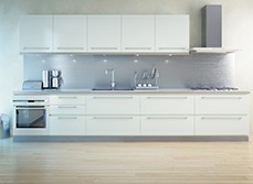 white kitchen cabinets