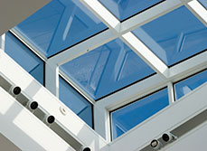 Roof window on home