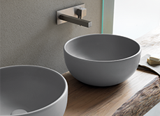 Two grey Cielo basin bowls.