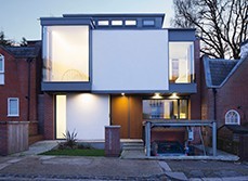 A house with underground car park