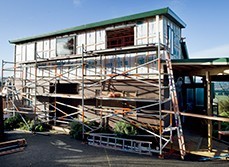 Home extension in progress