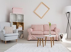 Pastel living room