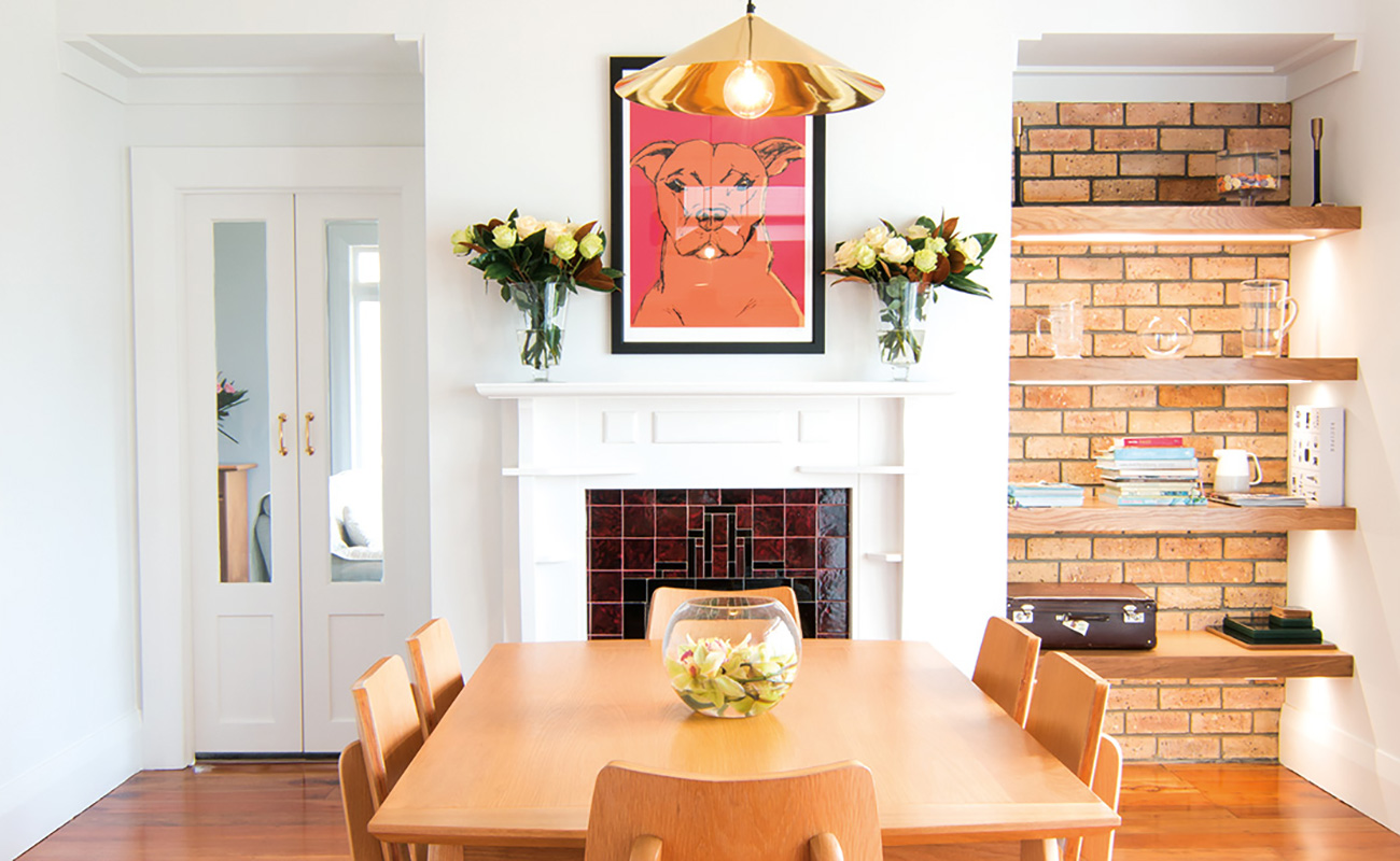 Renovated dining room in Karaka as a part of a Refresh Renovations project