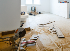 Messy home renovation