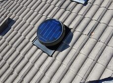 Solar attic ventilation