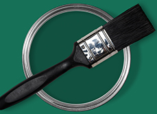 Emerald. Paint colour of the year.