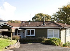 State house in suburban New Zealand