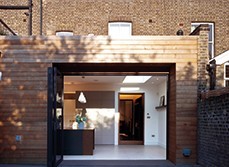 The overview of a renovate Victorian house