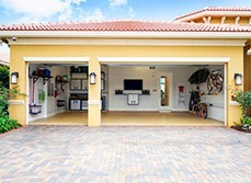 An organised garage