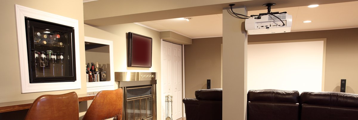 garage conversion home theatre
