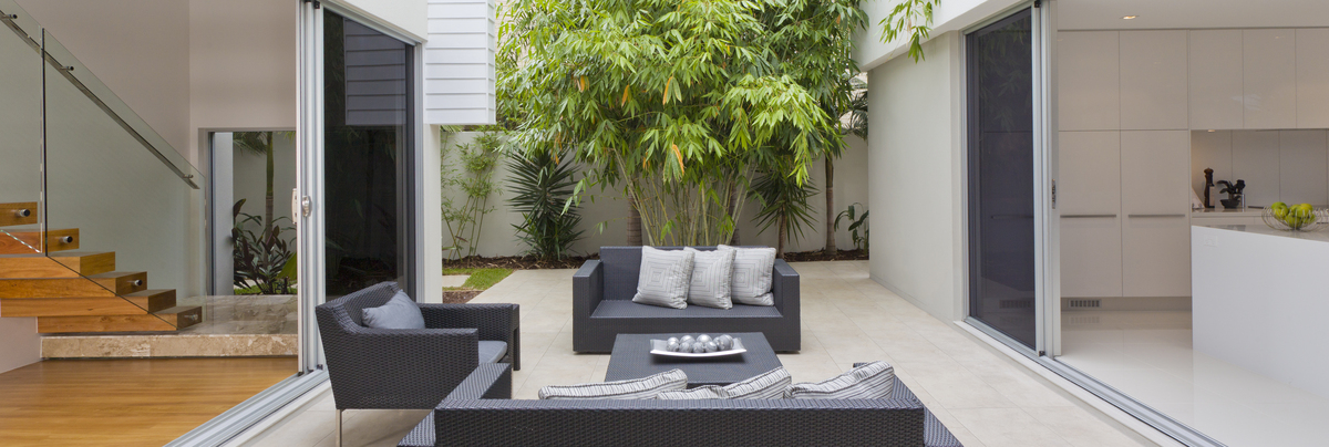 Modern indoor outdoor flow