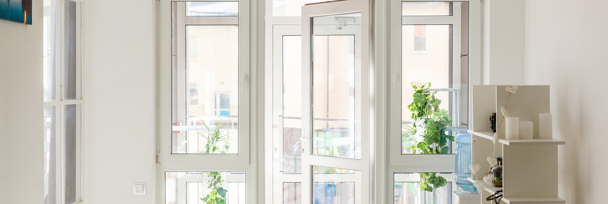 Double glazed doors