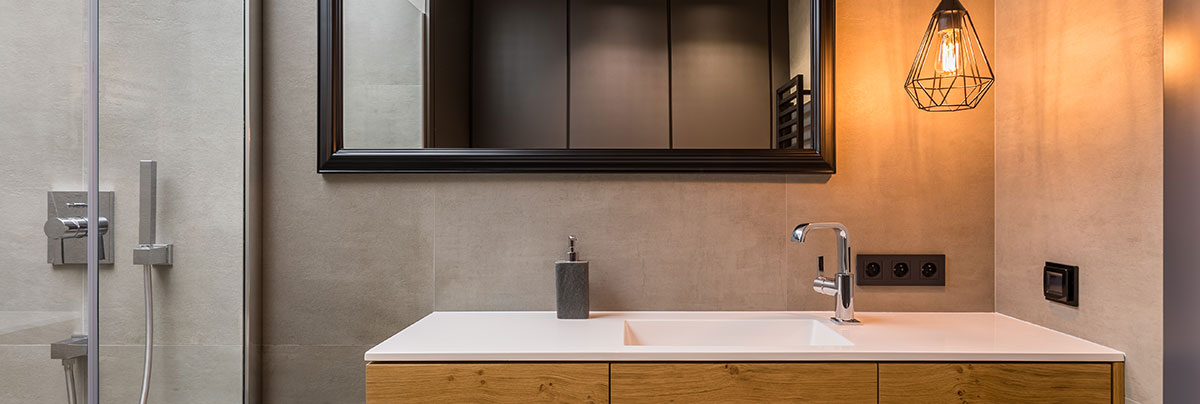 Modern Bathroom renovated in Welllington