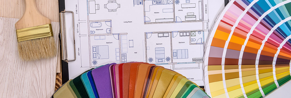 painting and decorating design work space