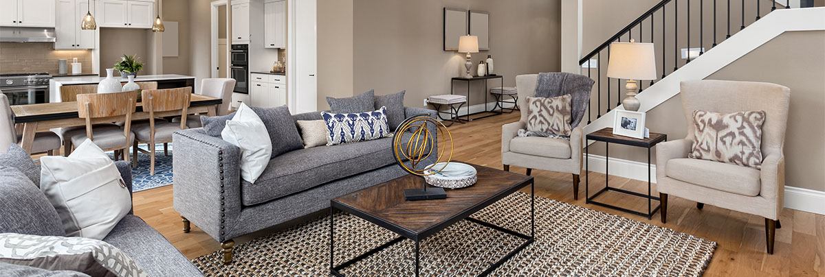 A completed home renovation.