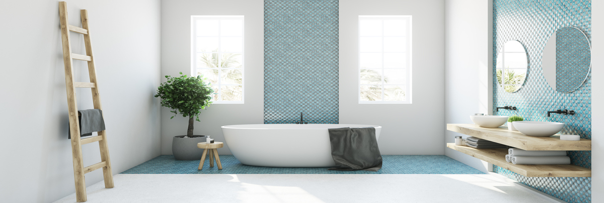 A beautifully renovated bathroom