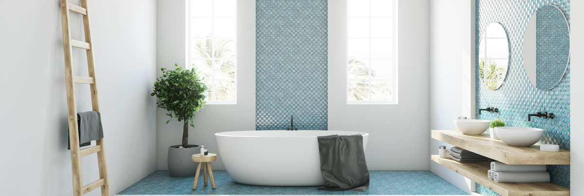 tiled bathroom