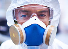 Asbestos construction site