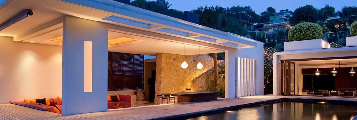 Well designed outdoor lighting