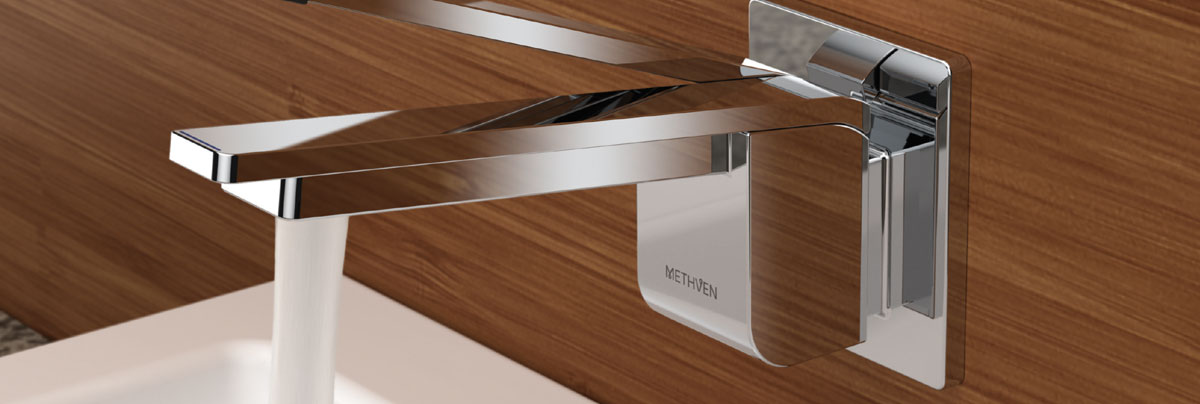 Methven silver bathroom tapware