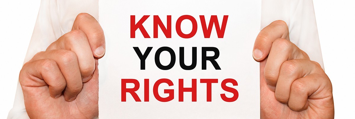 Know your right sign