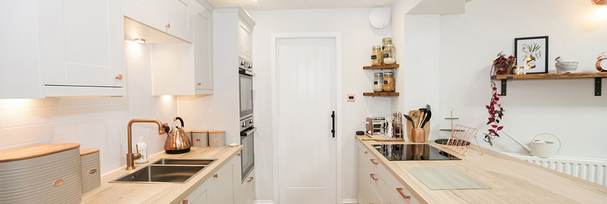 kitchen renovation with peninsula in cambridge