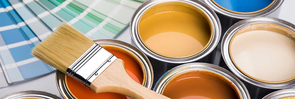 Paint pots for a west london decoration project