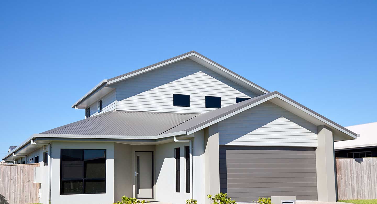 Recladded home