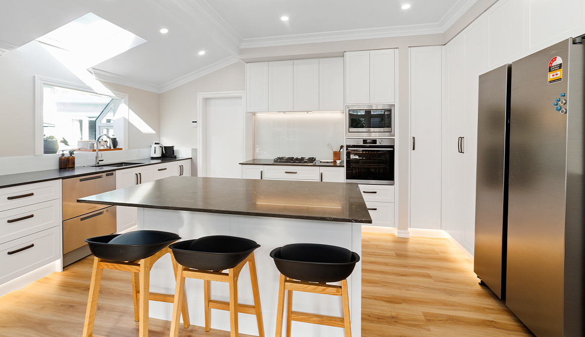 kitchen island with multiple purposes