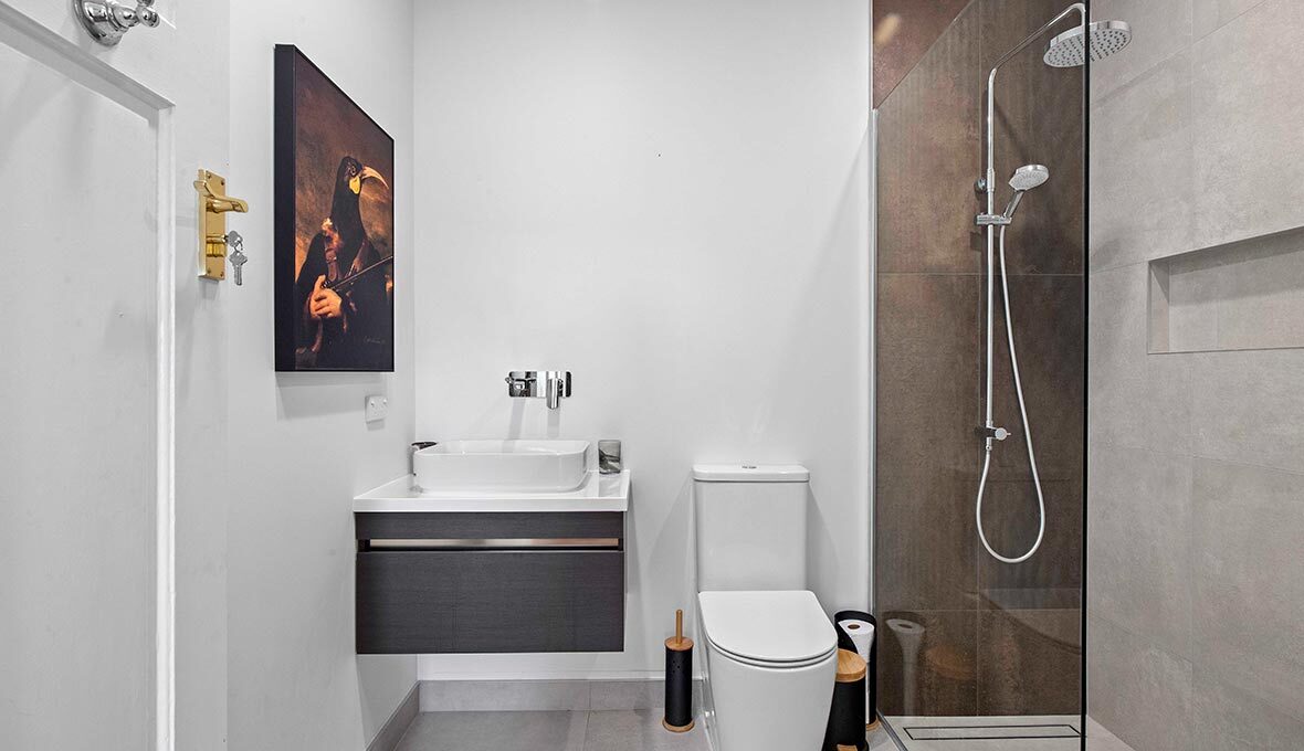 A Revamped Bungalow bathroom in Waiau Pa, Franklin, Auckland