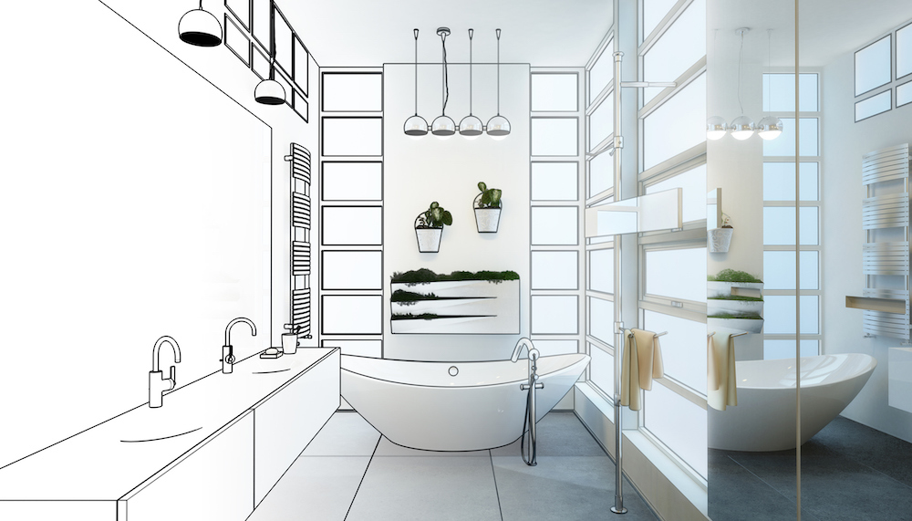 bathroom design visualisation