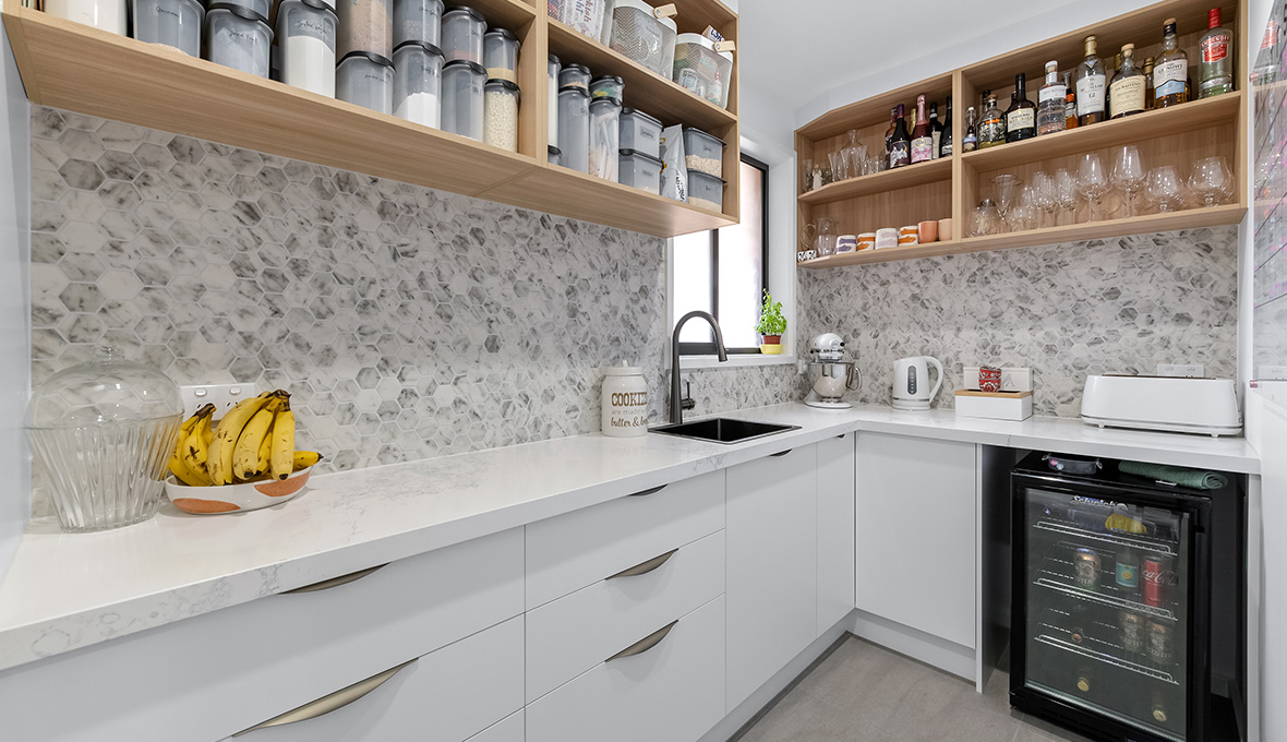 Marble splashbacl