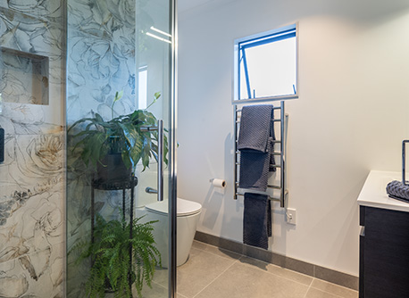 High-end hotel bathroom