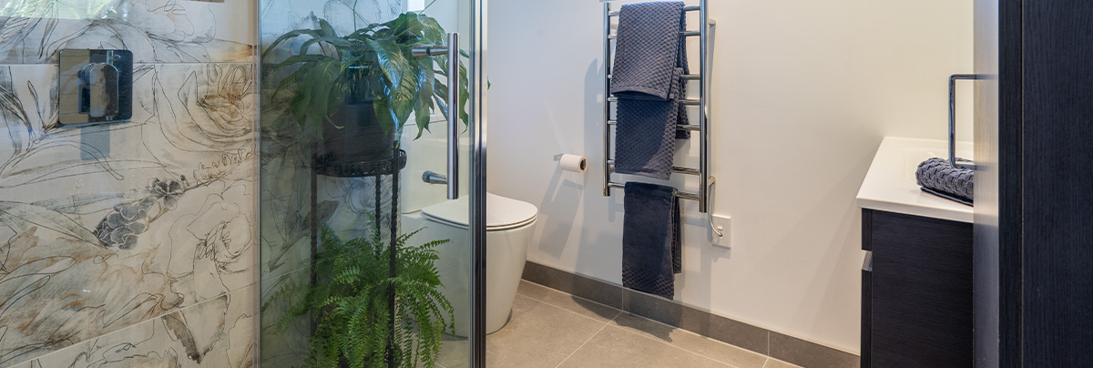 High-end hotel bathroom