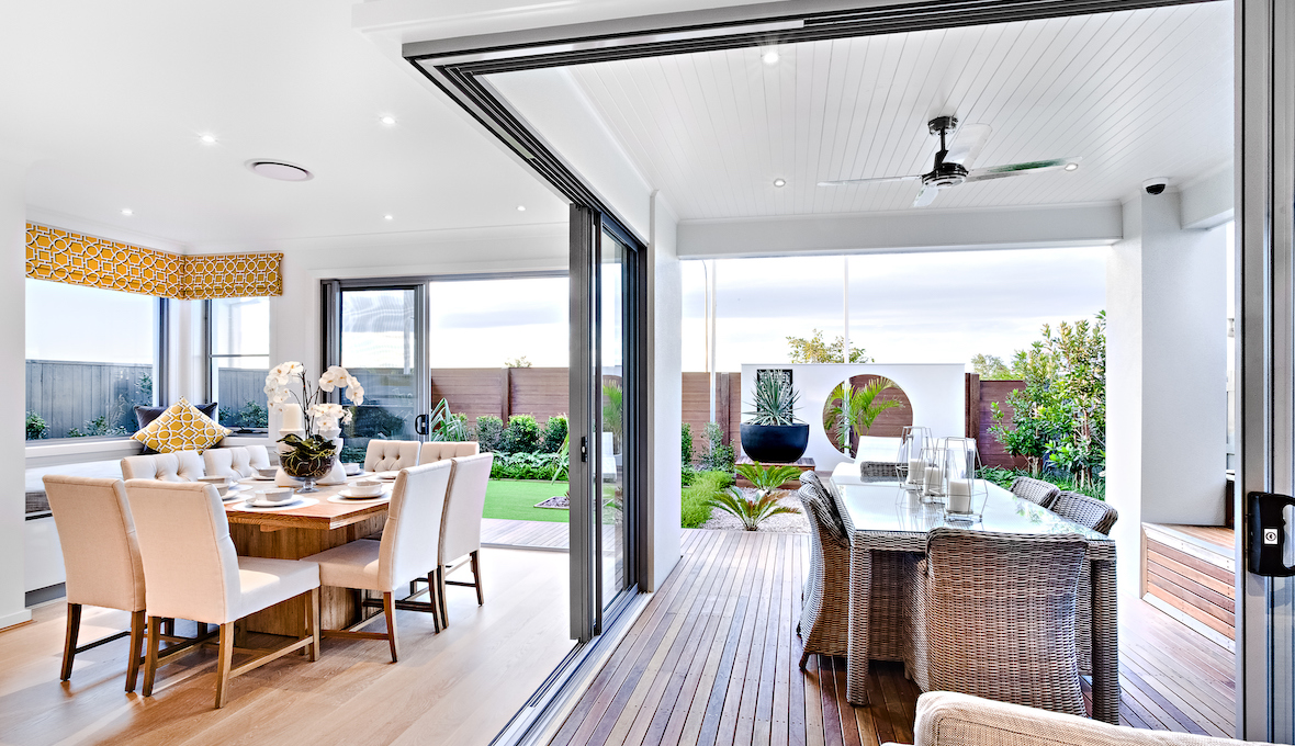 side extension with open plan solution