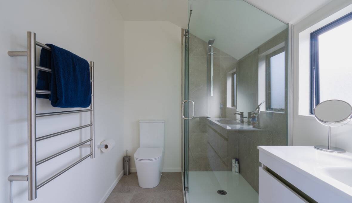Bathroom with walk in shower