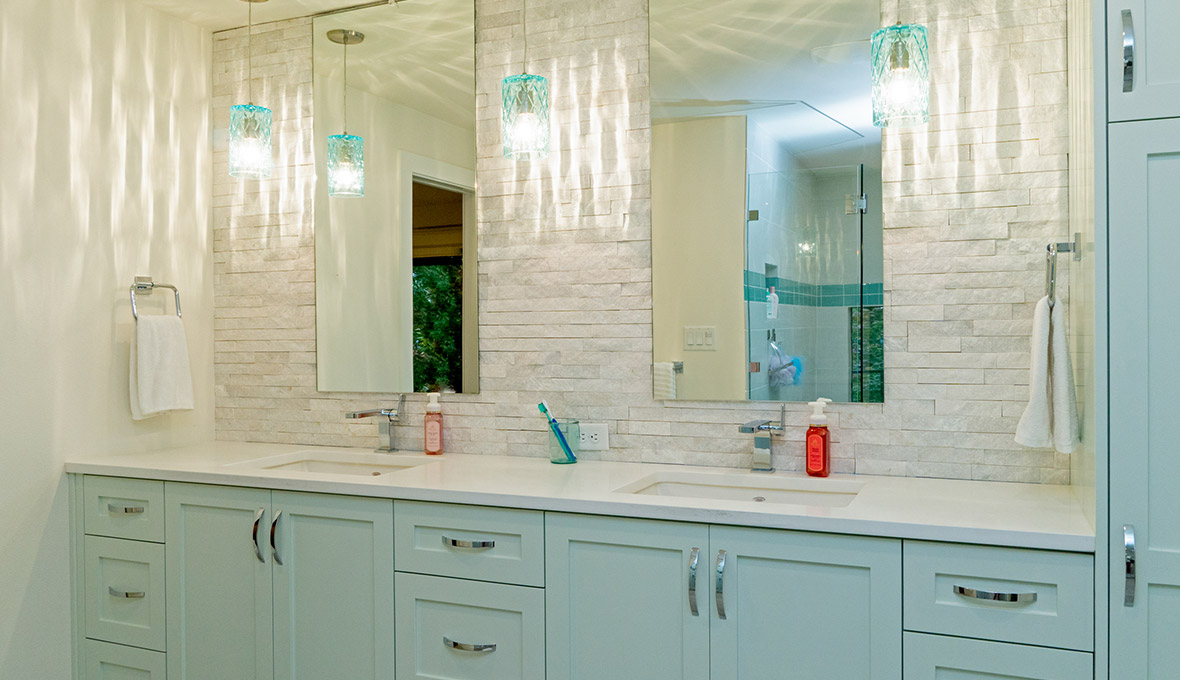 His and hers bathroom vanity