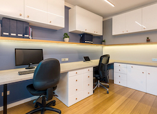 office with two office chairs