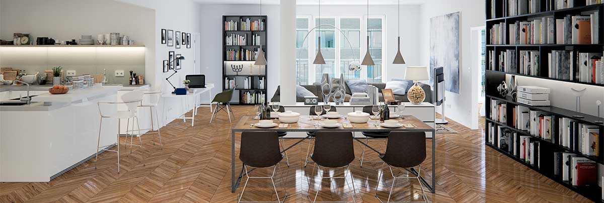 open plan design