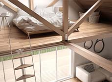 Mezzanine bedroom