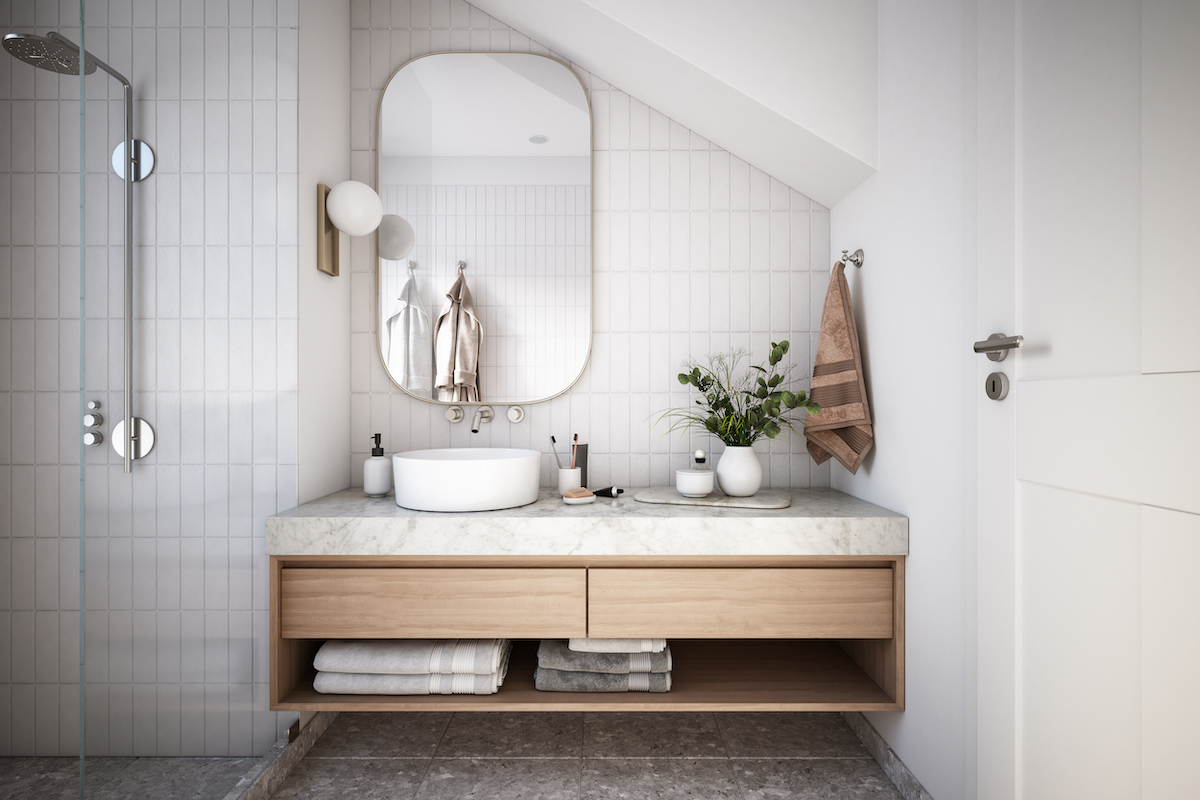 small bathroom renovation