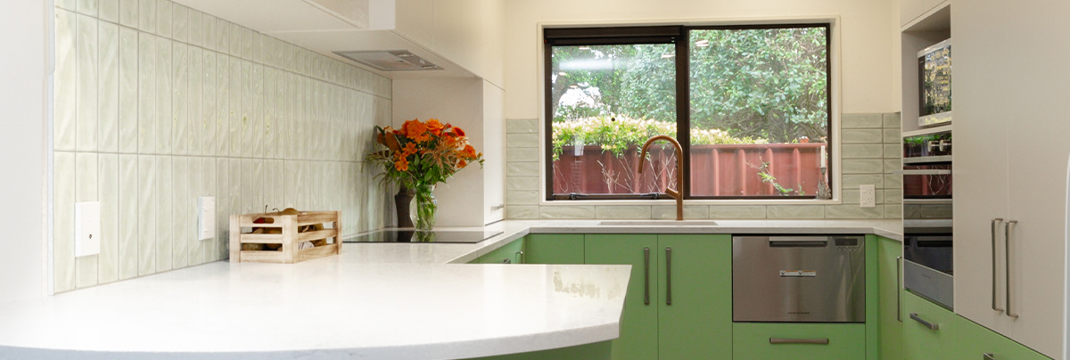 Green kitchen 