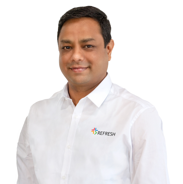 Arun Kumar on a white background
